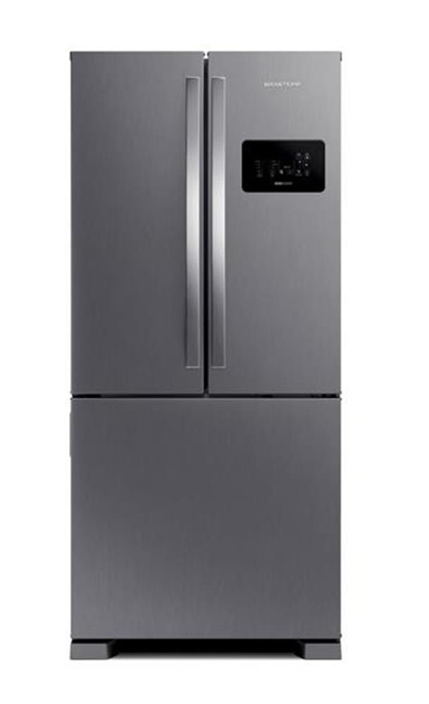 Geladeira Brastemp Frost Free Side Inverse 3 Portas A+++ 554 litros cor Inox - Outlet - BRO85AK_OUT