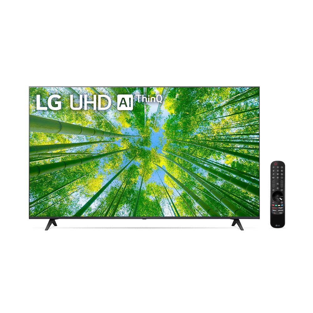 Smart TV LG Ultra HD 4K 60UQ805 ThinQ AI WebOS 22 AI a5 Ger5 4K WiFi 5 Bluetooth HDMI USB