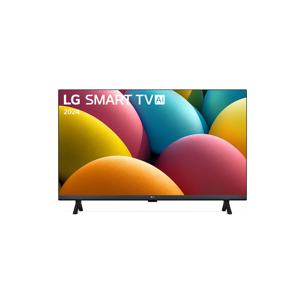 Smart TV LG 32" HD 32LR600BPSA WebOS 23 A5 Ger6 AI HDMI USB Wi-Fi Bluetooth com Controle Remoto Convencional