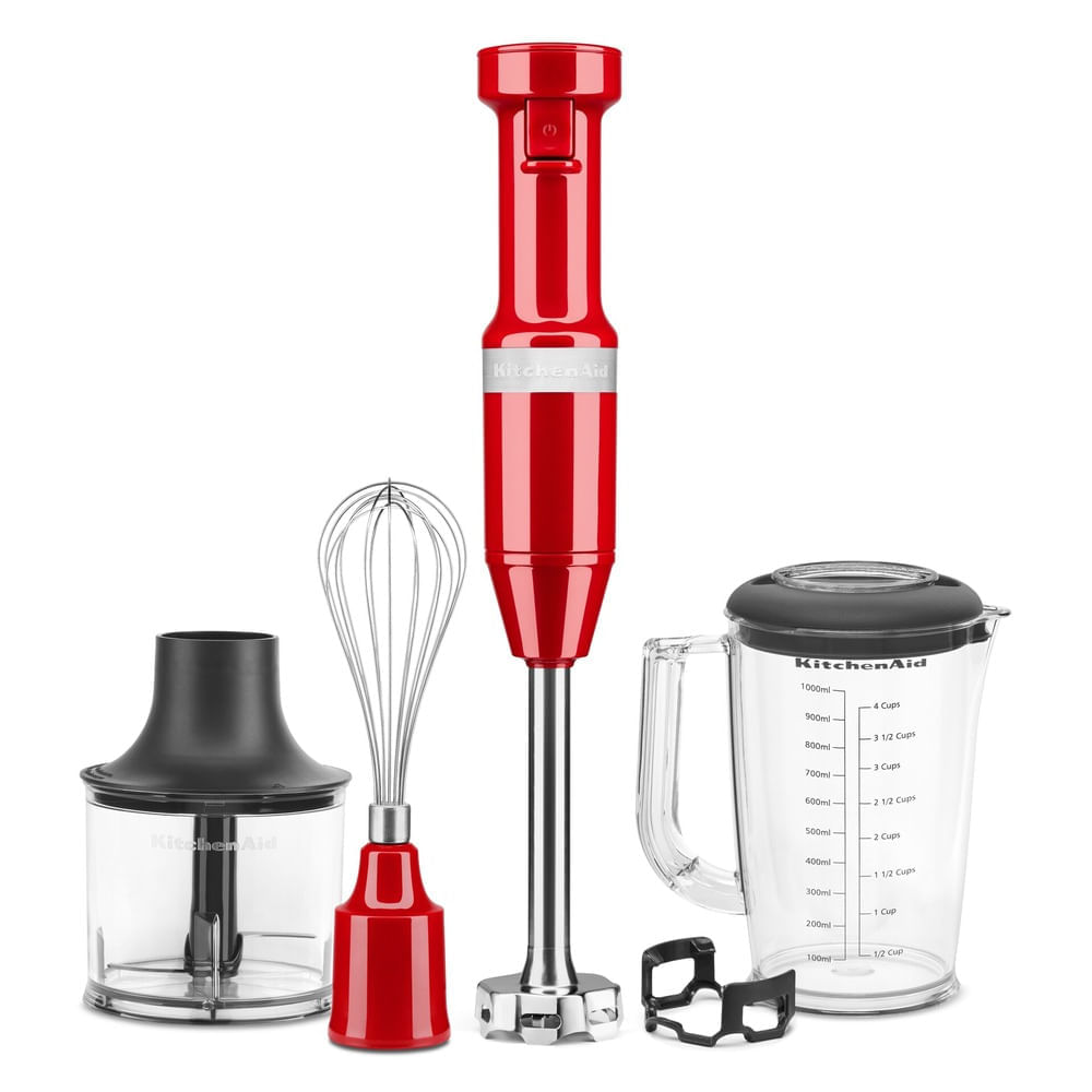 Mixer de Mão com Acessórios e Velocidade Variável KitchenAid Empire Red - KEB54AV