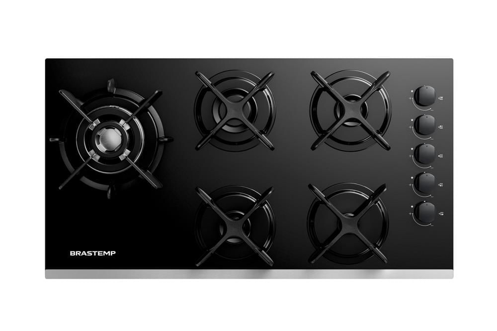 Cooktop 5 Bocas Brastemp Eclipse Collection com Quadrichama - BDD86AP