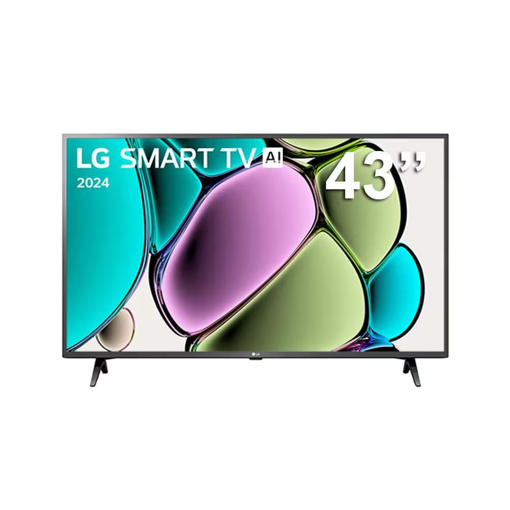 Smart TV LG 43" Full HD 43LR67 AI Alexa integrado WebOS 23 AI a5 Ger6  Bluetooth USB HDMI Wi Fi com Controle Remoto Convencional