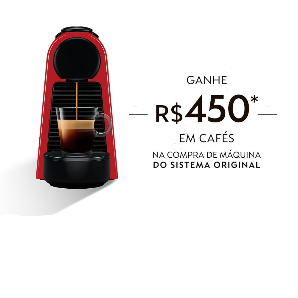 Máquina de Café Essenza Mini D30 Nespresso Vermelha