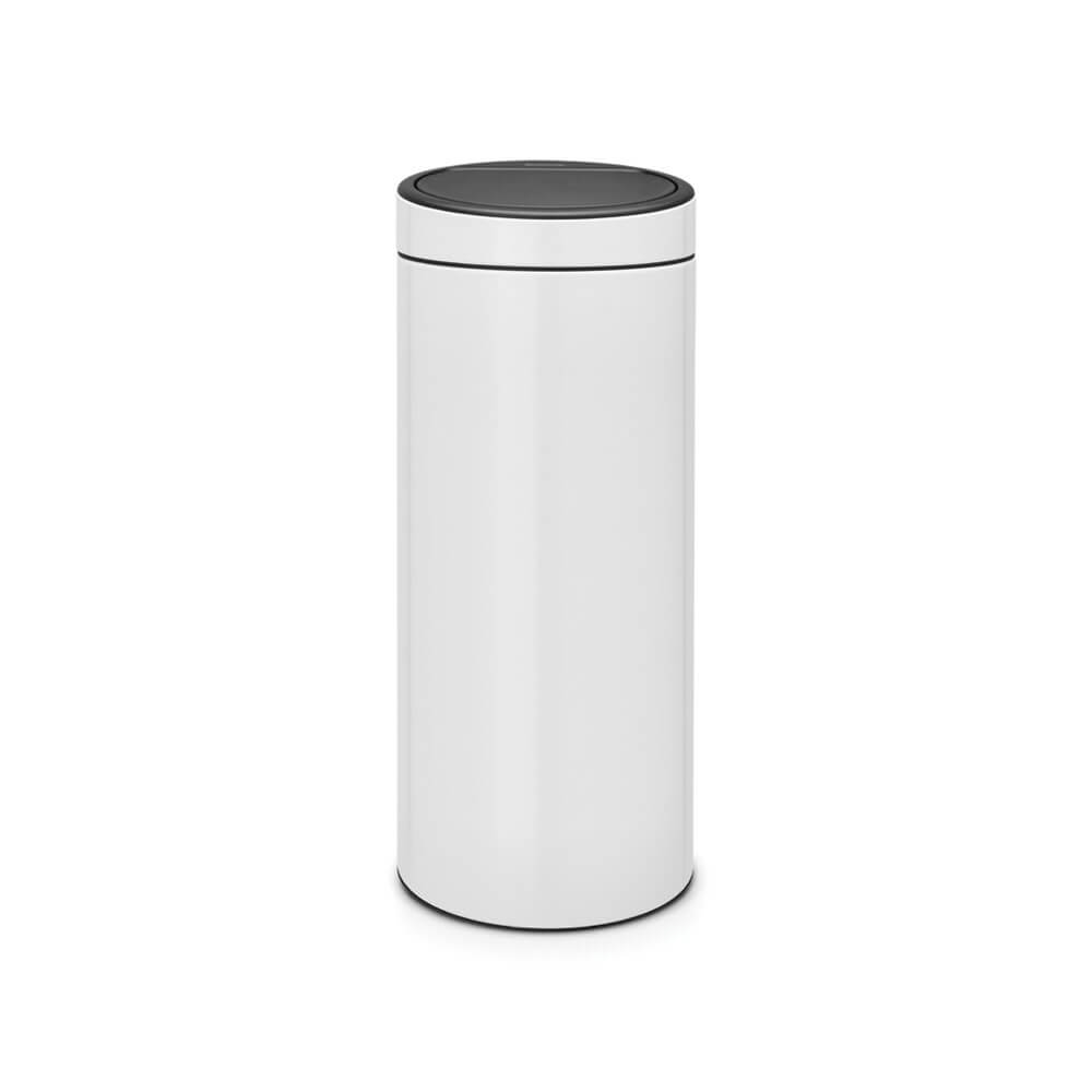 Lixeira em Aço New Touch Bin 30 Litros Brabantia Branca