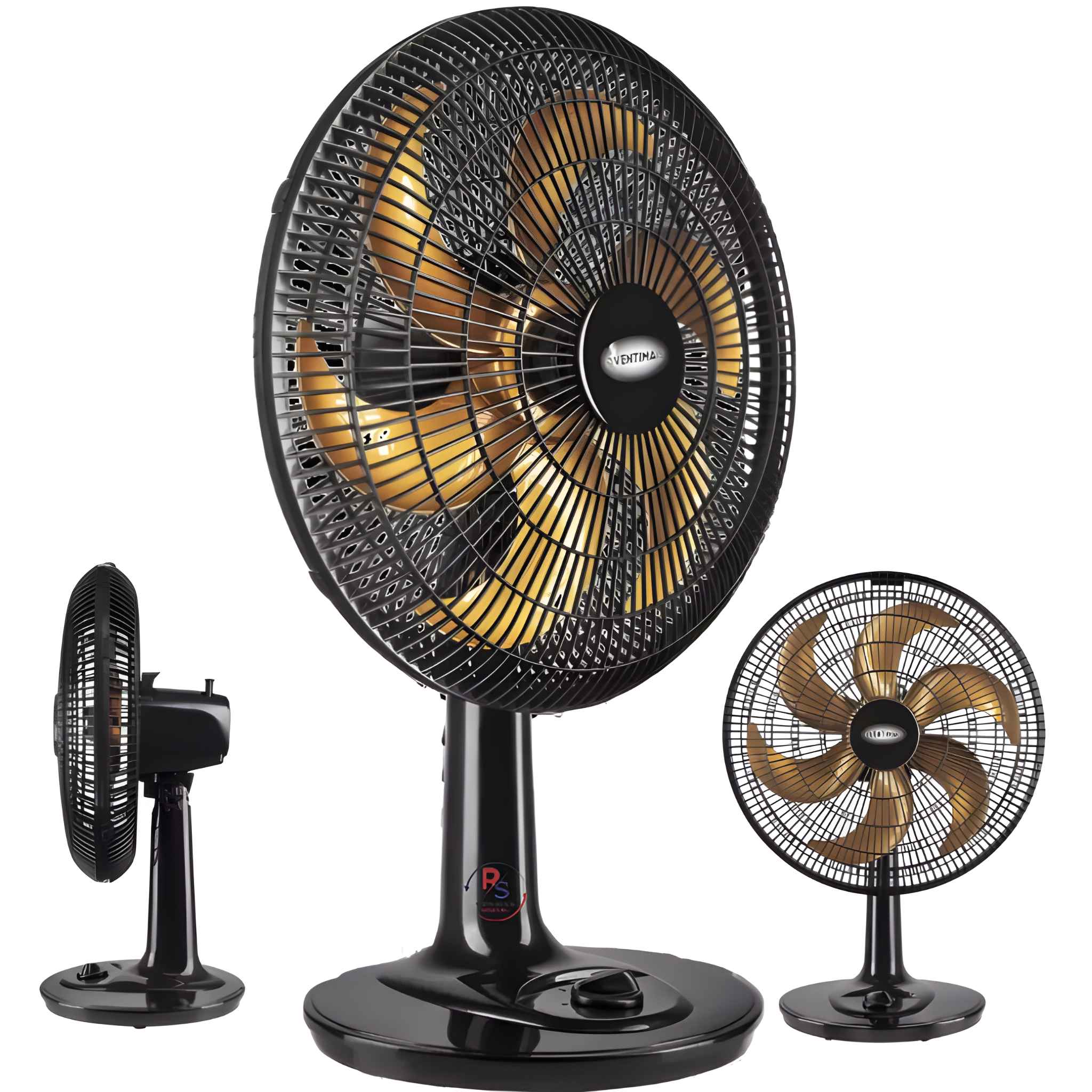 Ventilador de Mesa 40cm Ventimais Turbo 3 Vel Preto/Bronze 110v