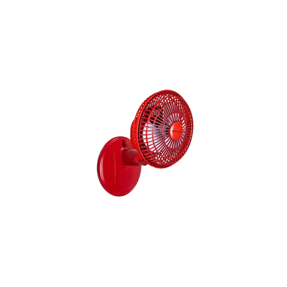 Ventilador Mini 20cm Ventimais Turbo 2 Vel Verm/Prata 110v