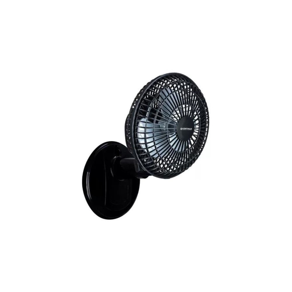 Ventilador Mini 20cm Ventimais Turbo 2 Vel Preto/Prata 110v