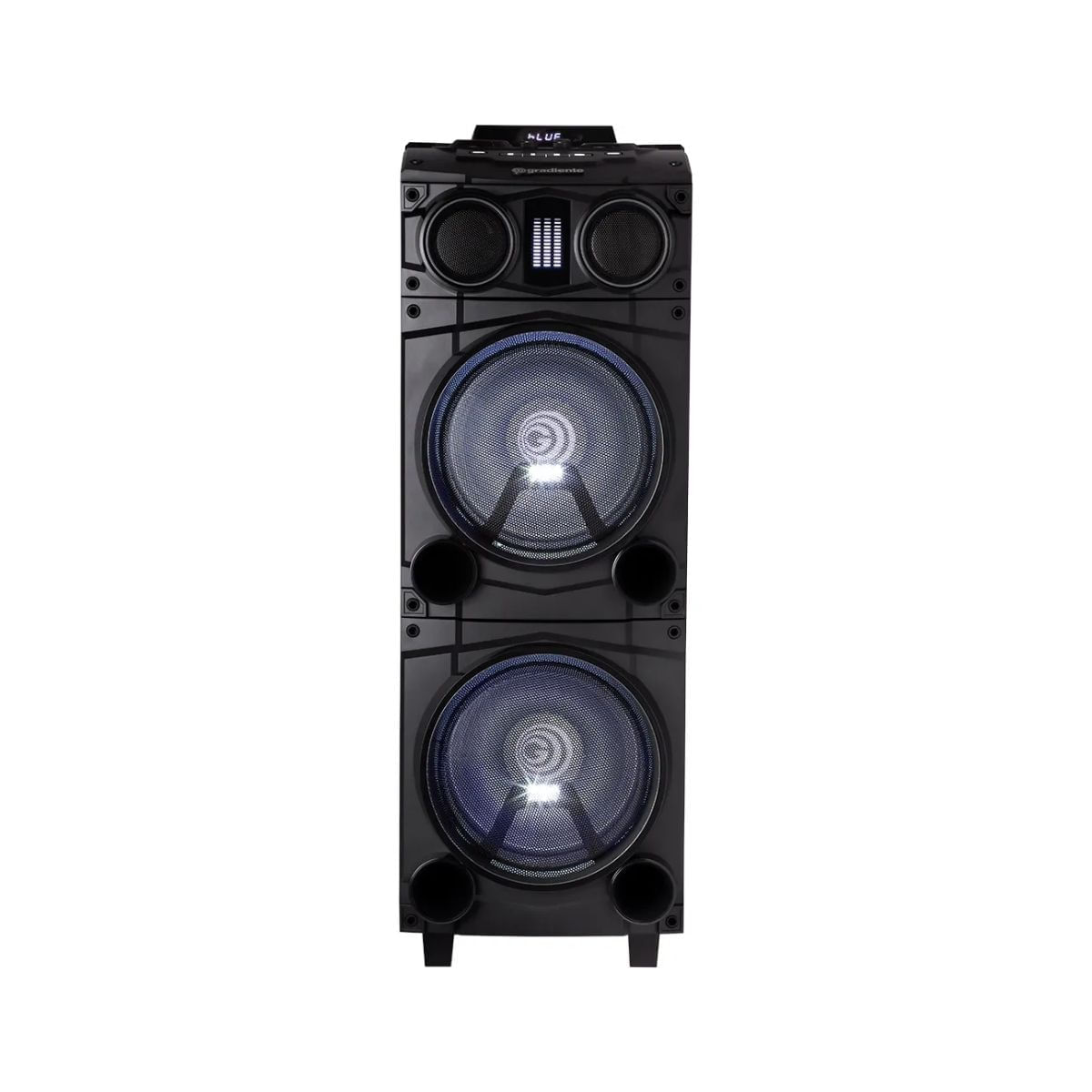 Torre de Som Gradiente Black Bass, Bluetooth, 1200W - GDB10M