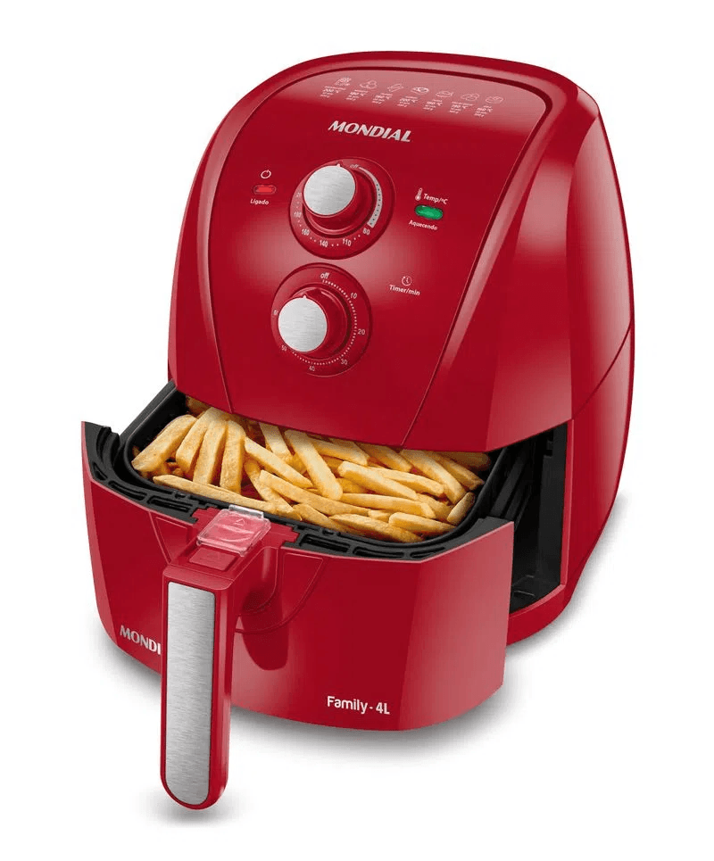 Air Fryer 4L 1500W Mondial  AFN 40 FR Antiaderente Analogica 127V