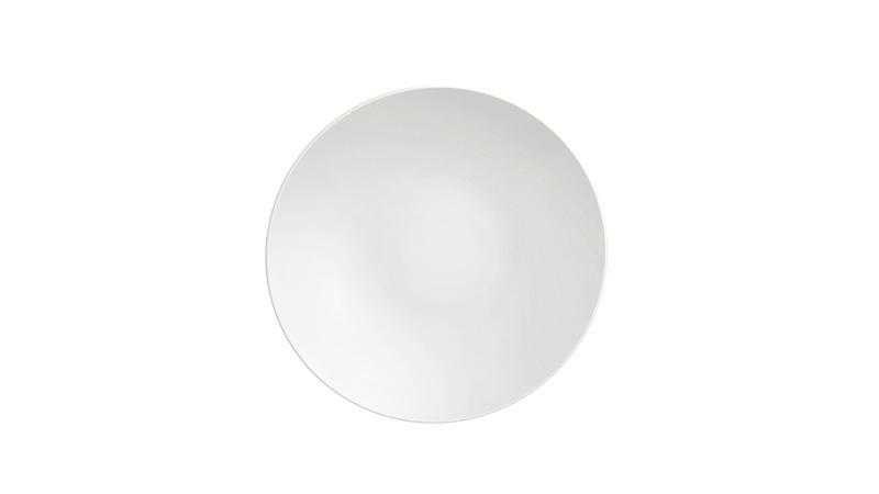 Prato Sobremesa Bárbara em Porcelana Branca 21 cm Tramontina