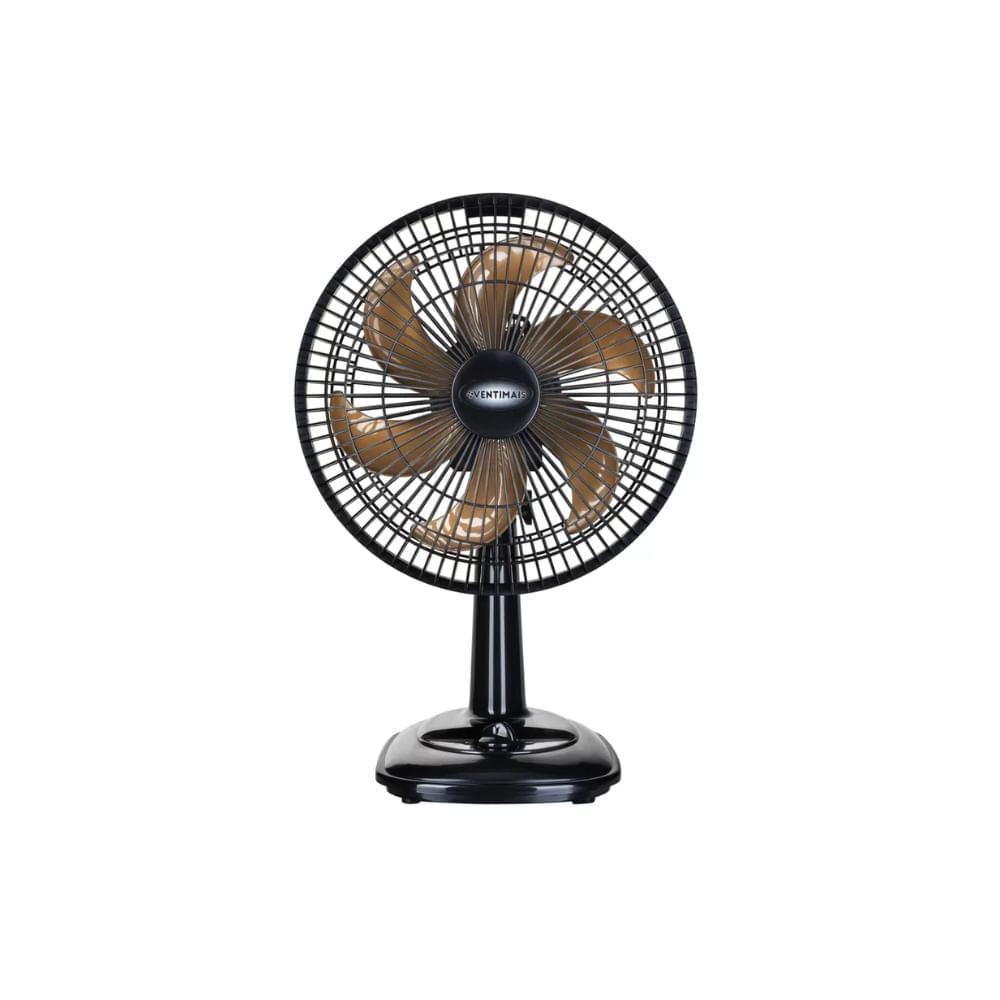 Ventilador de Mesa 30cm Ventimais Turbo 3 Vel Preto/Bronze 127v