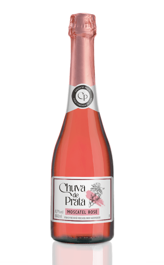 Vinho Brasileiro Chuva de Prata Fino 660ml Moscatel Rosé