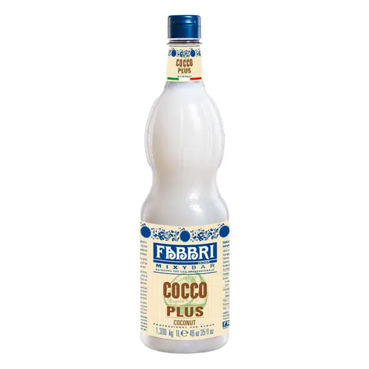 Xarope Fabbri Coco Plus (MixyBar Coconut) 1000ml
