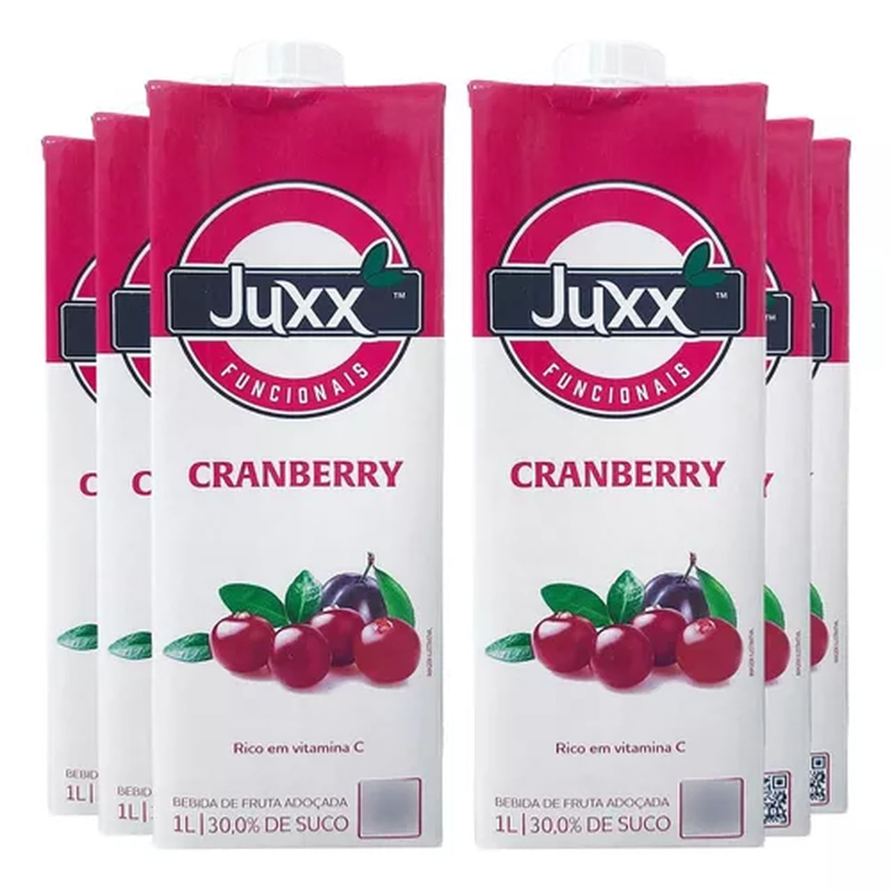 Suco Cranberry Juxx 1000ml Caixa 6 unid.