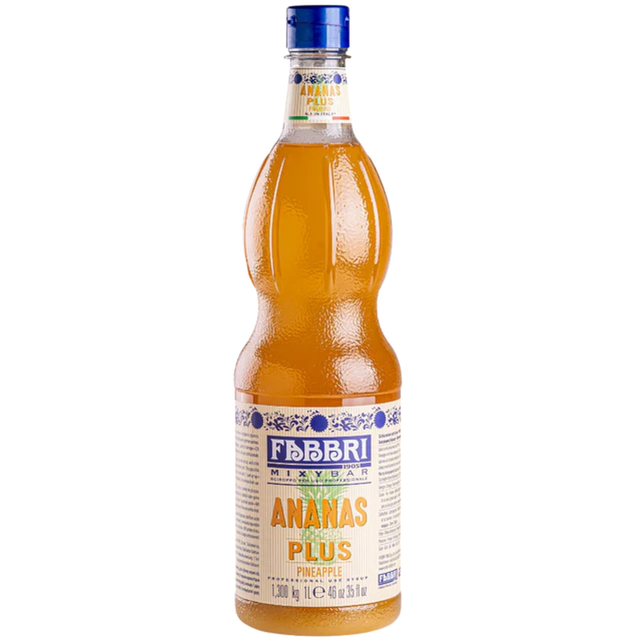 Xarope Fabbri Abacaxi (Ananas) Plus 1000ml