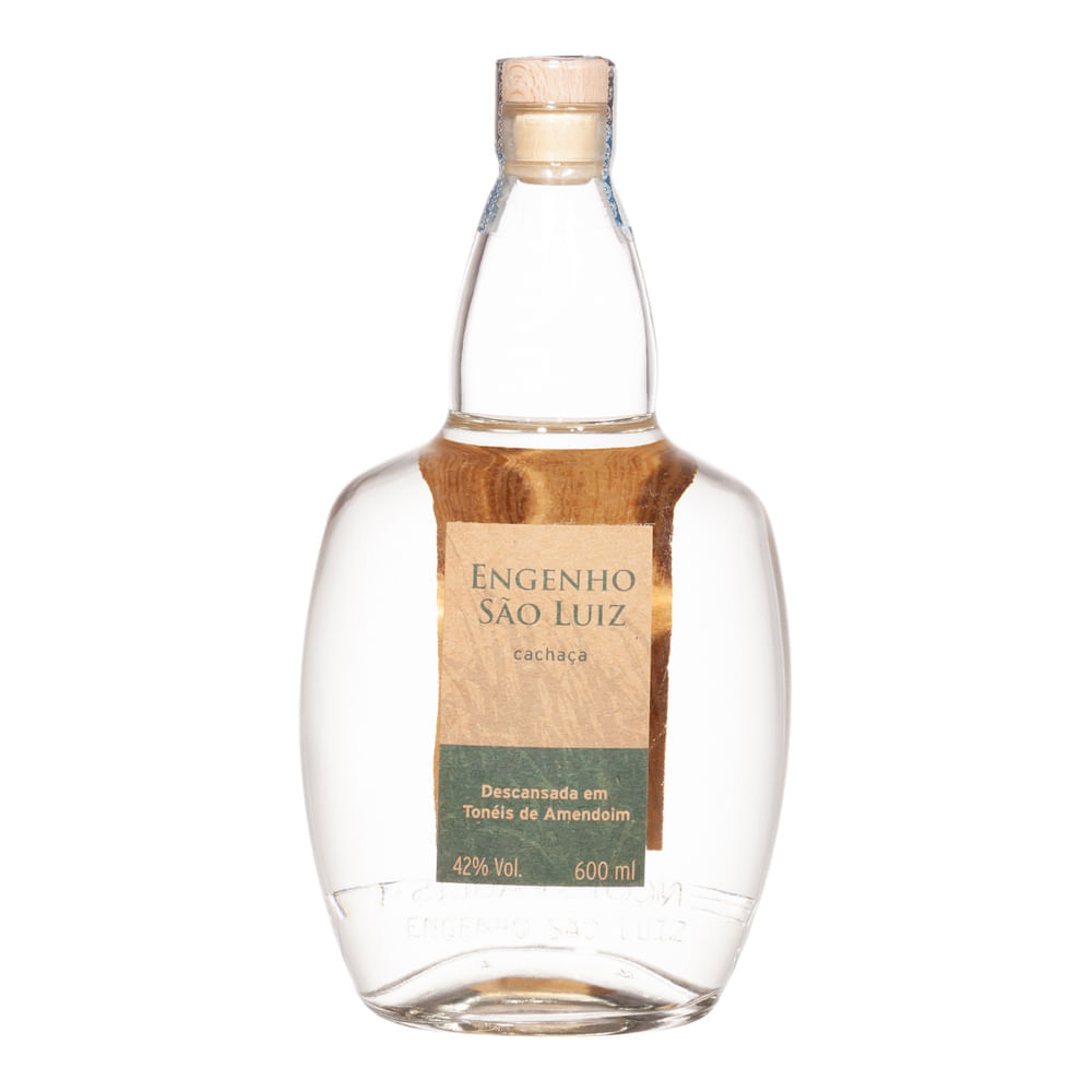 Cachaça Prata Amendoim Engenho São Luiz 600ml