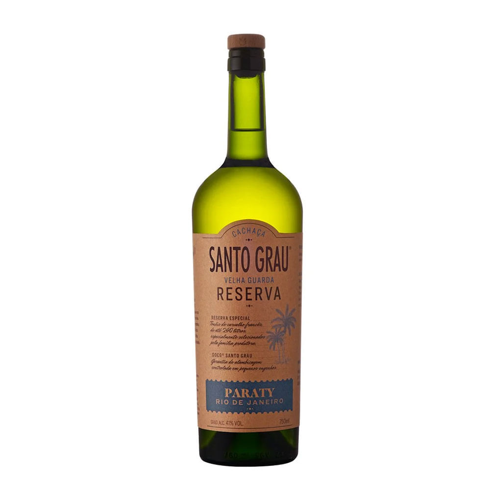 Cachaça Velha Guarda Reserva Paraty Santo Grau 750ml