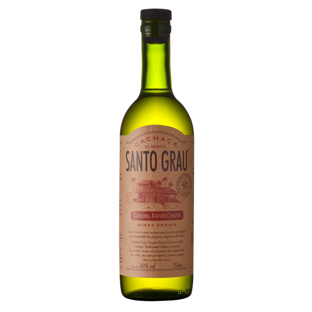 Cachaça Santo Grau Coronel Xavier Chaves 750ml