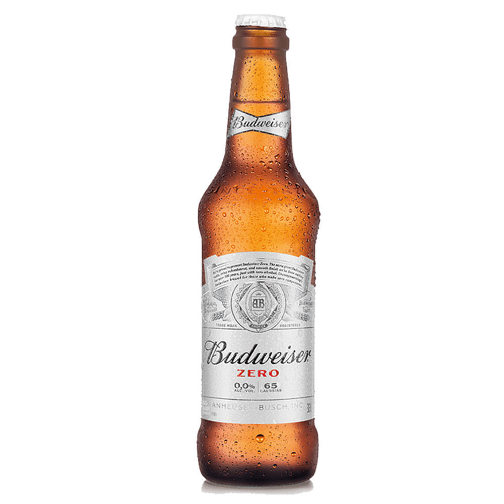 Cerveja Budweiser Zero Álcool 330ml