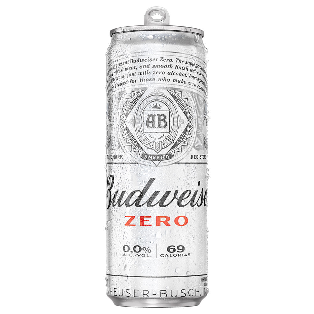 Cerveja Budweiser Zero Álcool 350ml