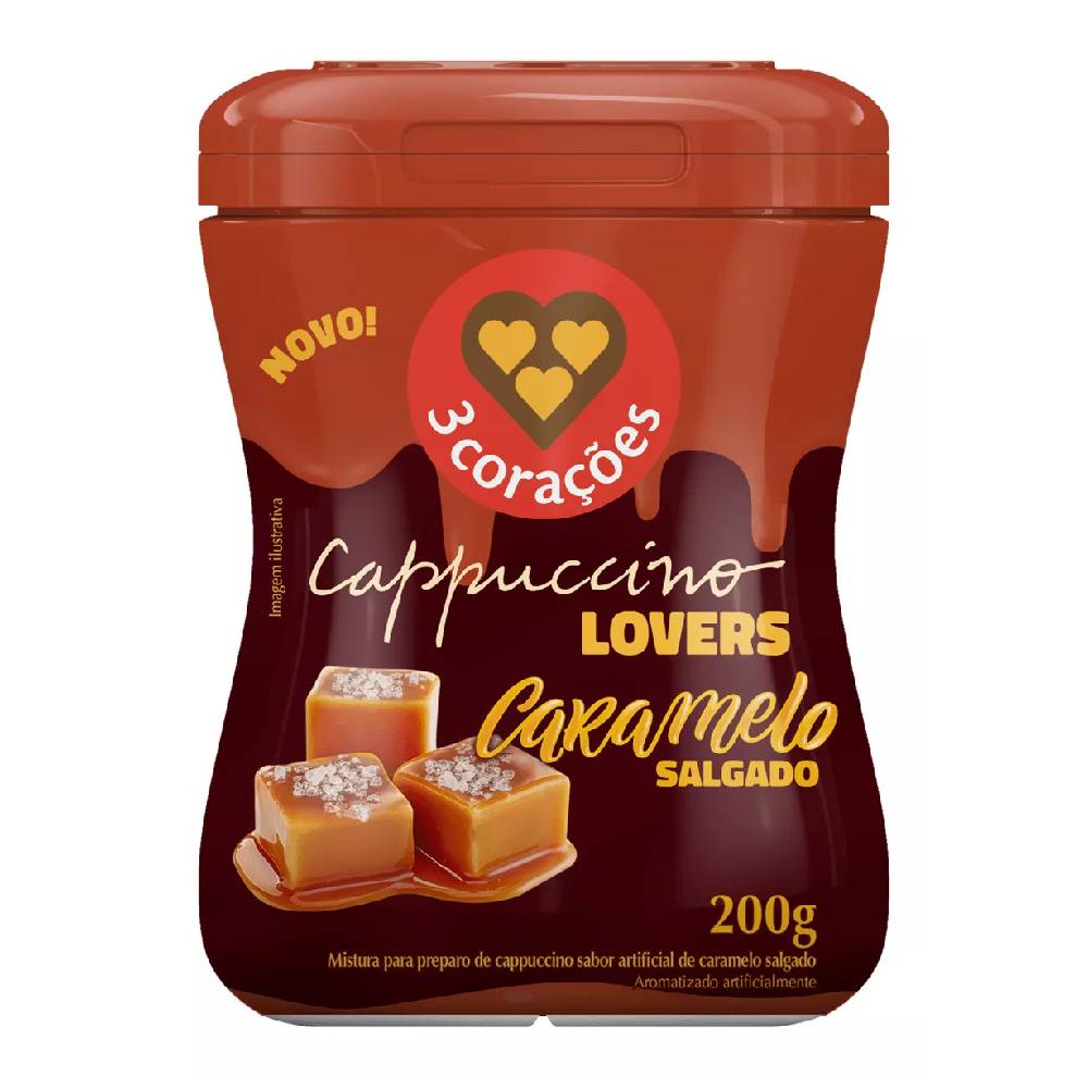 Cappuccino Caramelo Salgado 3Corações 200g