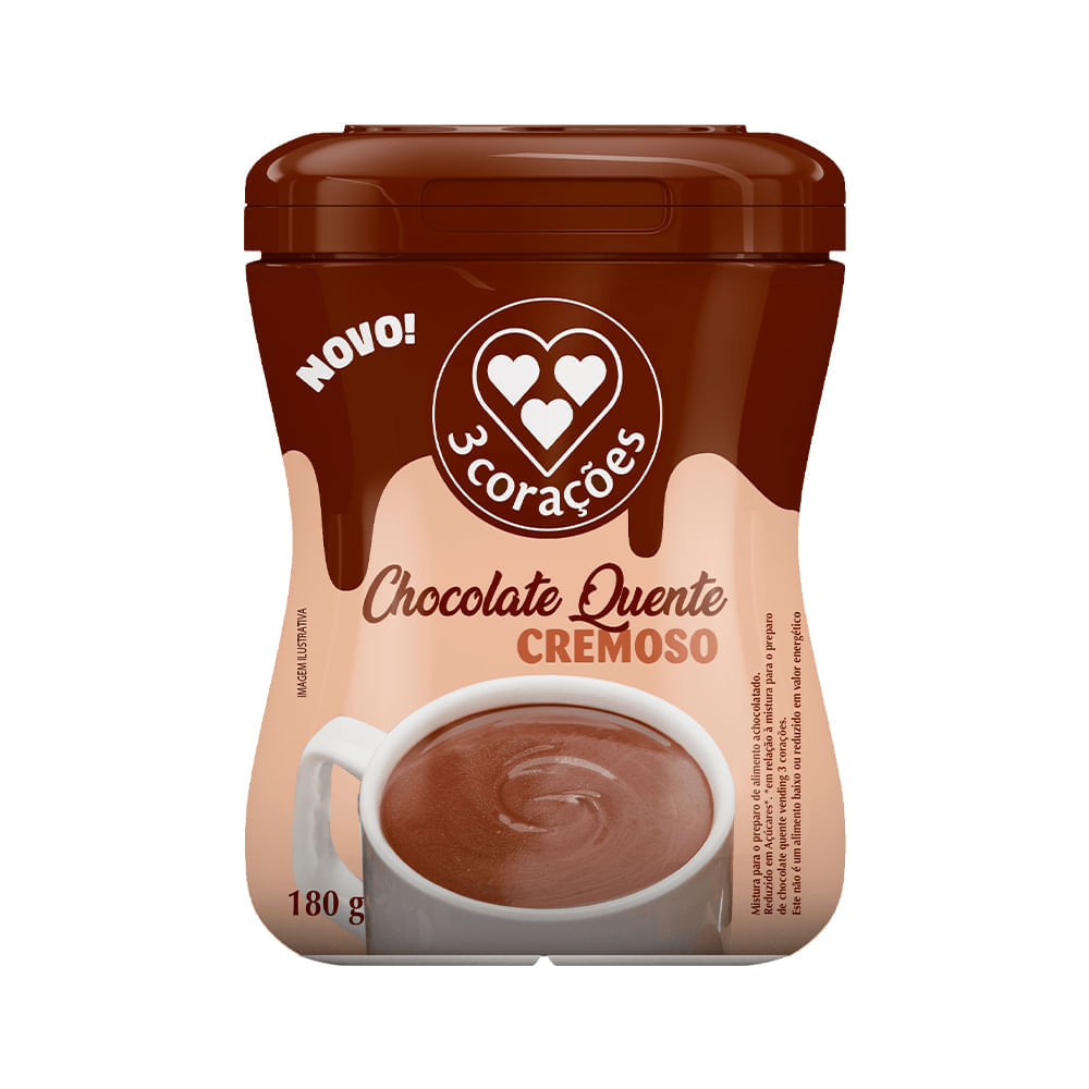 Chocolate Quente Cremoso 3 Corações 180g