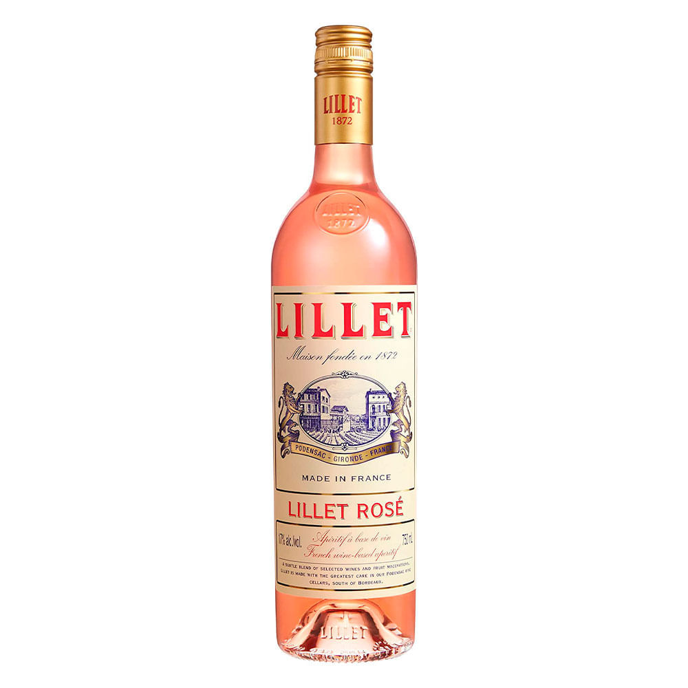 Aperitivo a Base de Vinho Rosé Lillet 750ml