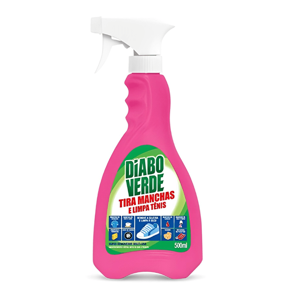 Tira Manchas e Limpa Tênis Diabo Verde 500ml