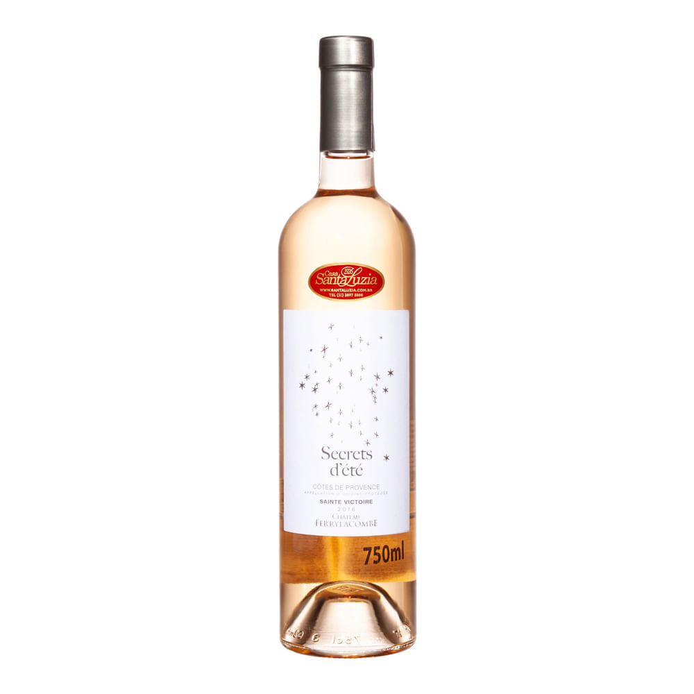 Vinho Rosé Secrets d'été Sainte Victoire Côtes de Provence 750ml