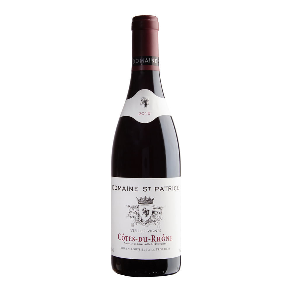 Vinho Tinto Domaine Saint Patrice Côtes Du Rhône 750ml