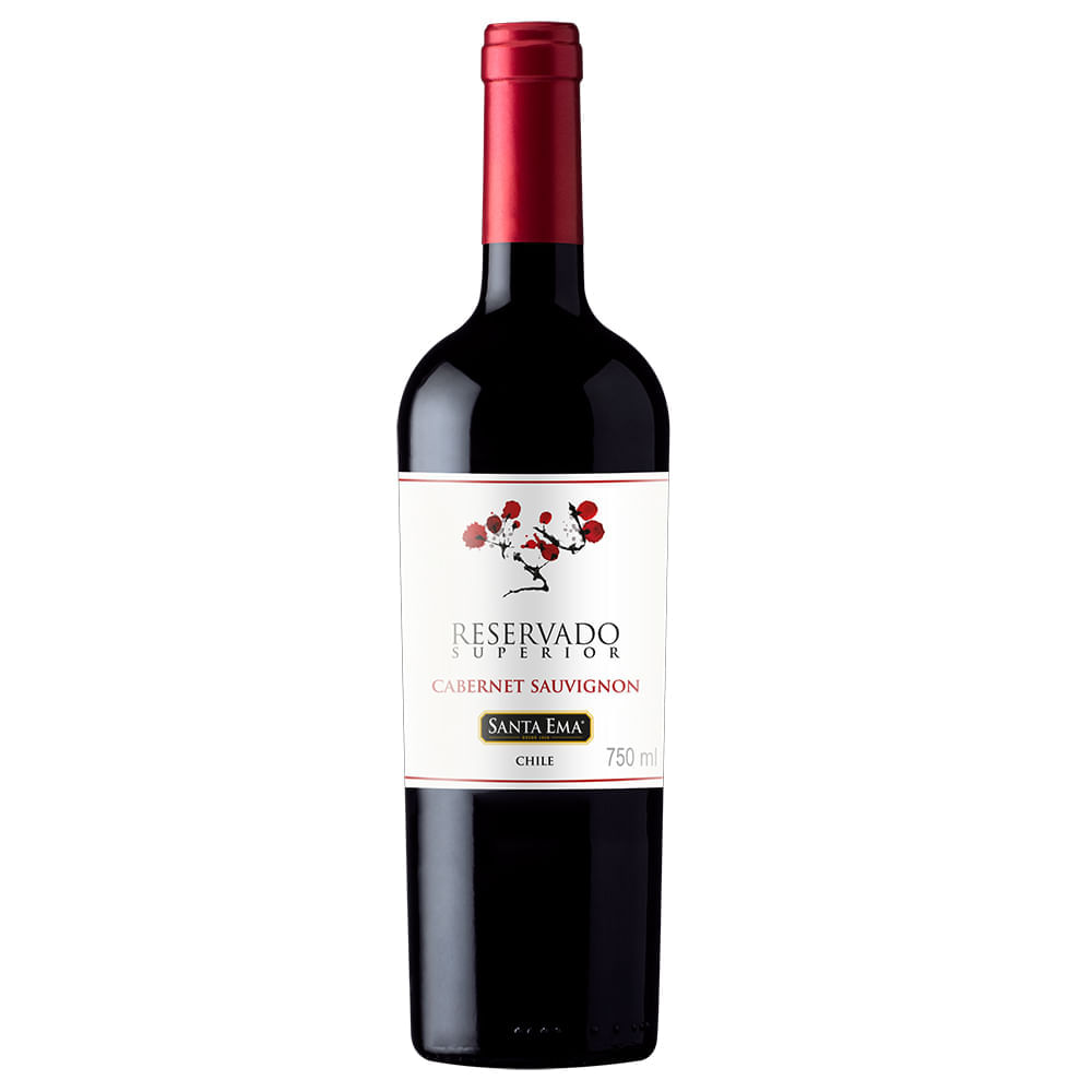 Vinho Tinto Reservado Superior Cabernet Sauvignon Santa Ema 750ml