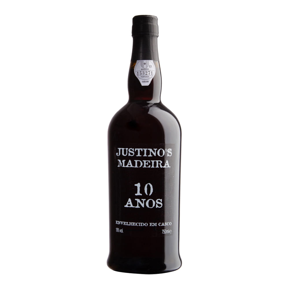 Vinho Tinto Madeira Justino's 10 anos 750ml