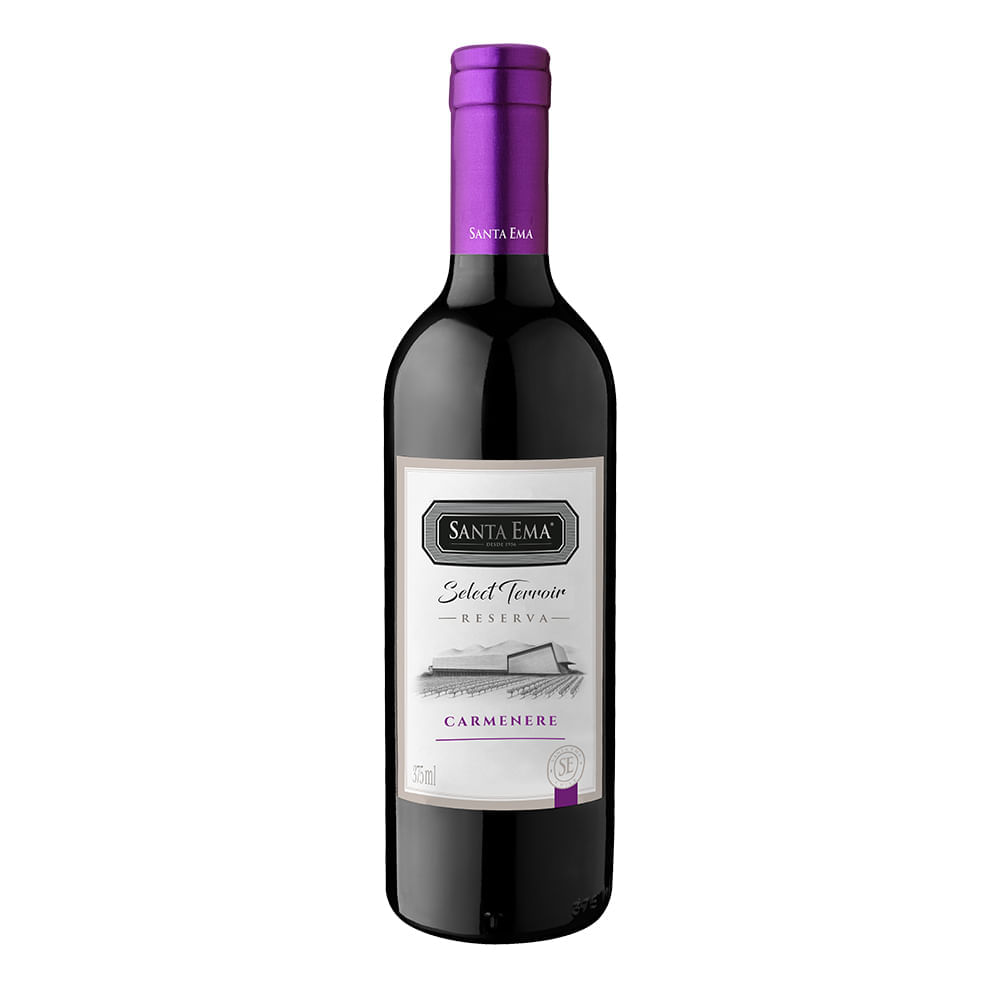 Vinho Tinto Select Terroir Reserva Carmenére Santa Ema 375ml