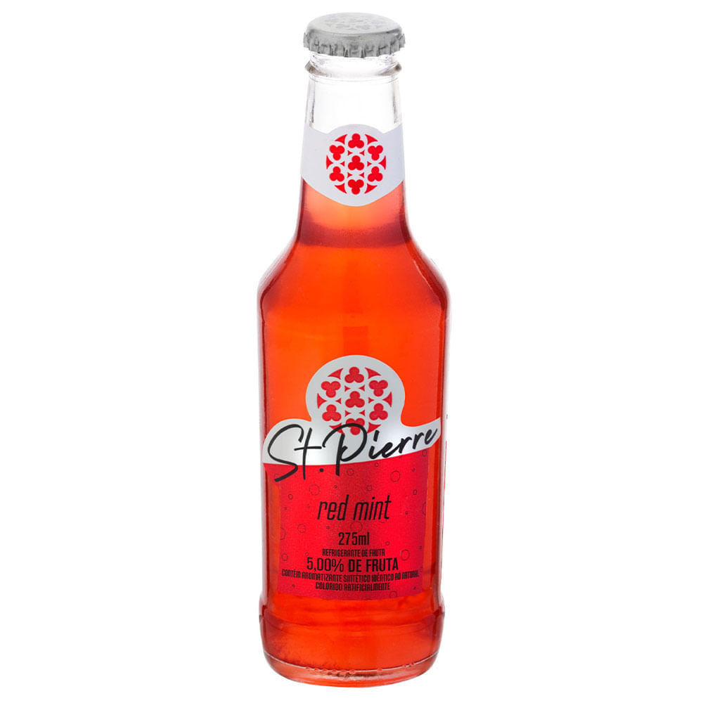 Refrigerante de Fruta Red Mint St. Pierre 275ml