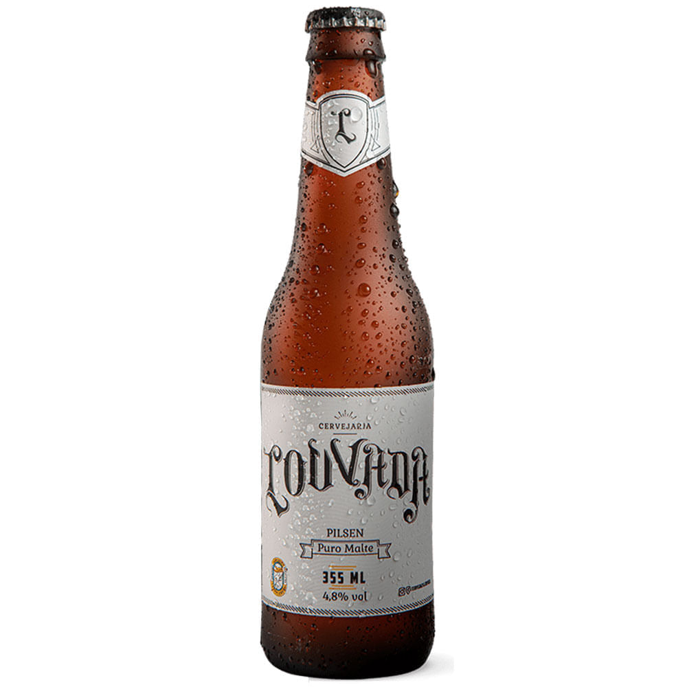 Cerveja Pilsner Cervejaria Louvada 355ml