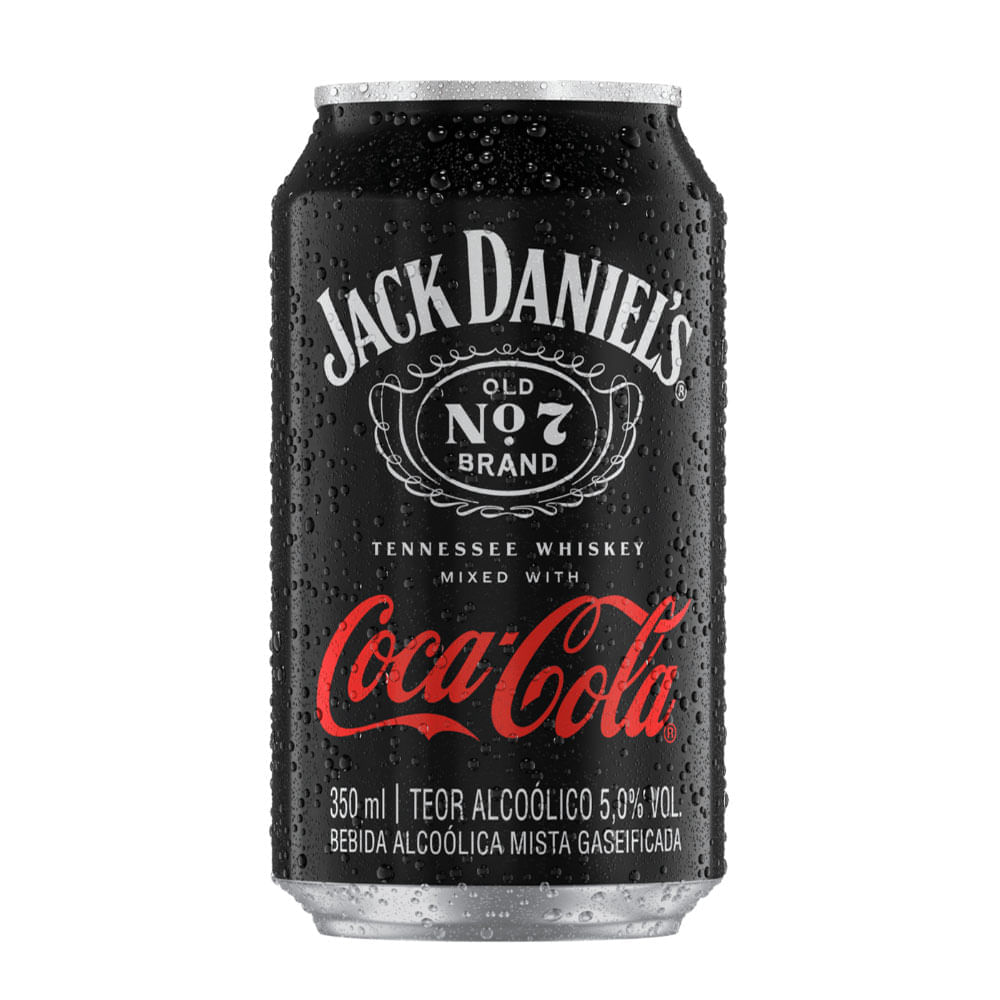 Drink com Coca Cola Jack Daniel's 350ml