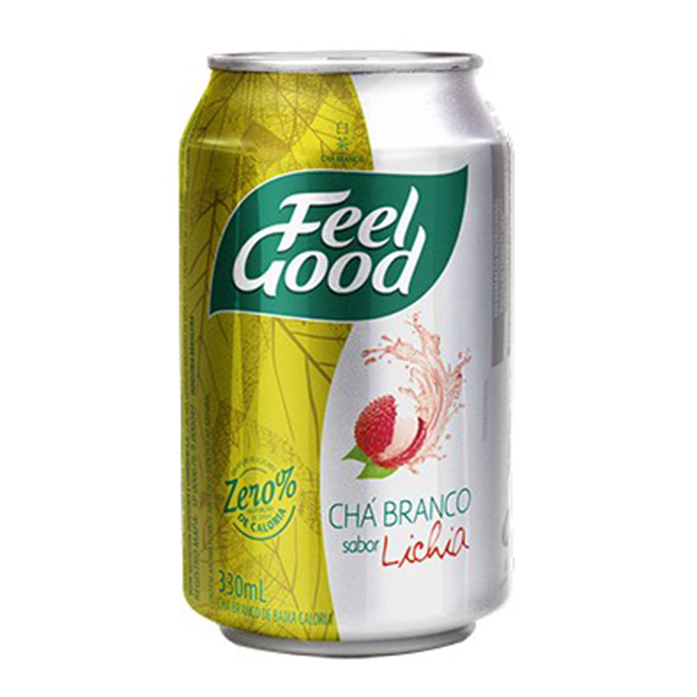 Chá Branco Sabor Lichia Sem Açúcar Feel Good 330ml