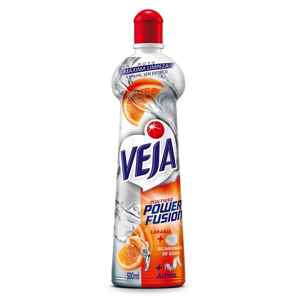 Limpador Multiuso Power Fusion Laranja Veja 500ml