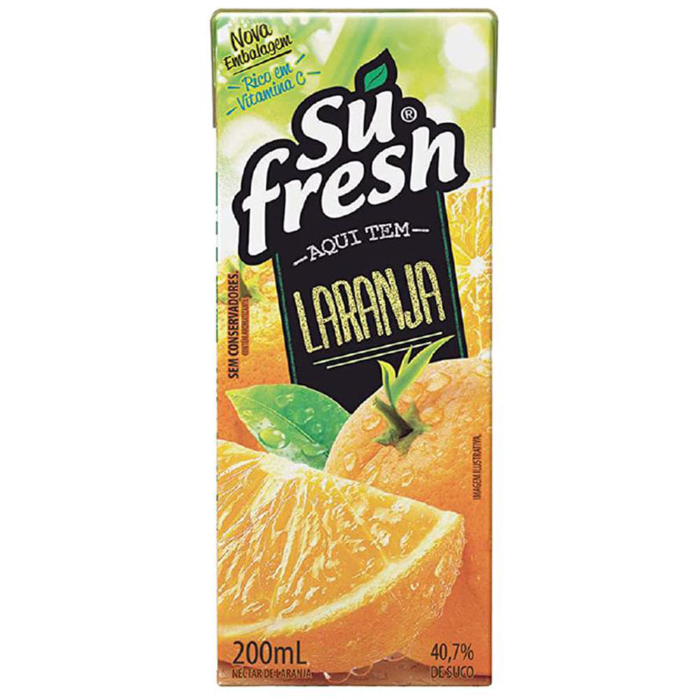 Néctar de Laranja Sufresh 200ml