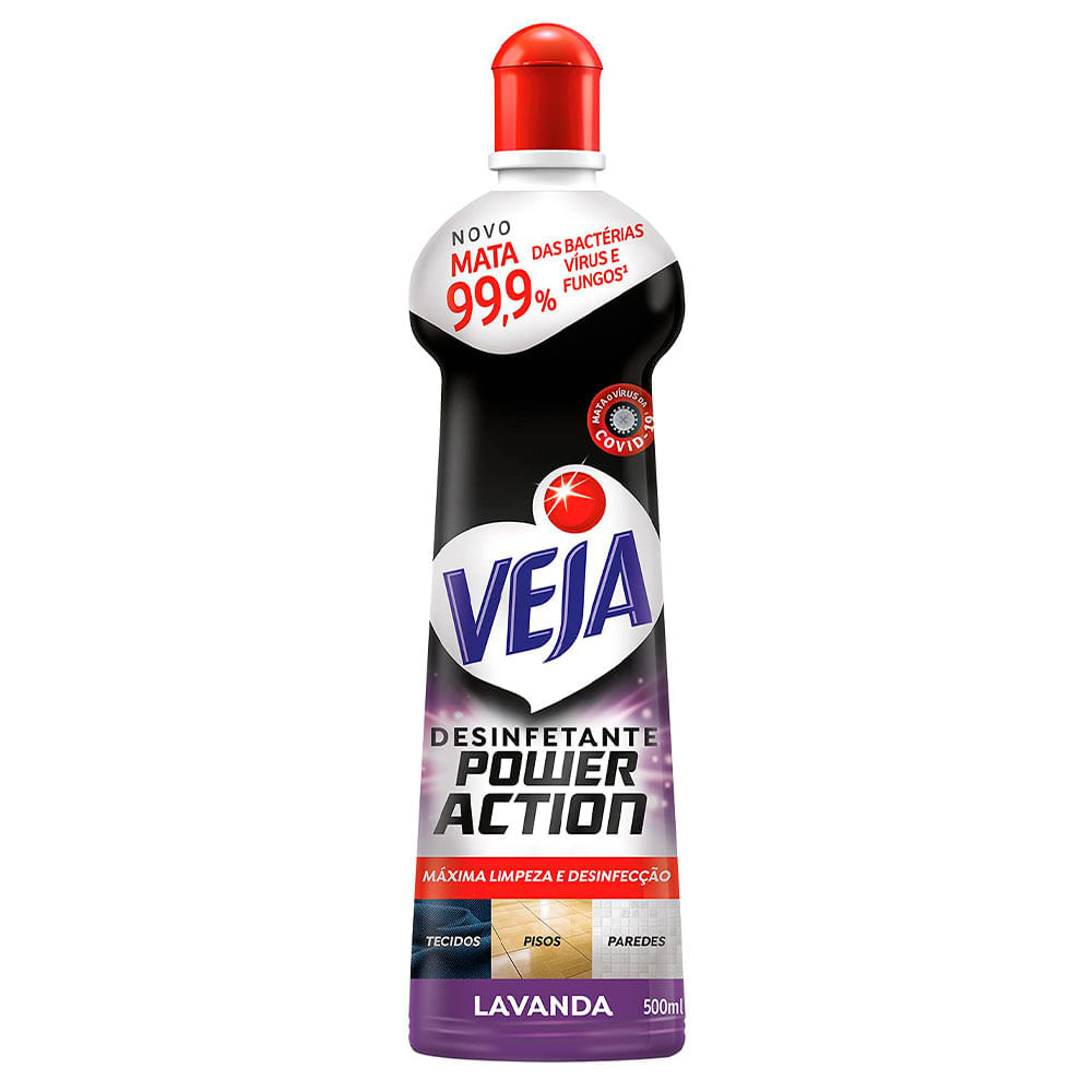 Desinfetante Power Action de Lavanda Veja 500ml