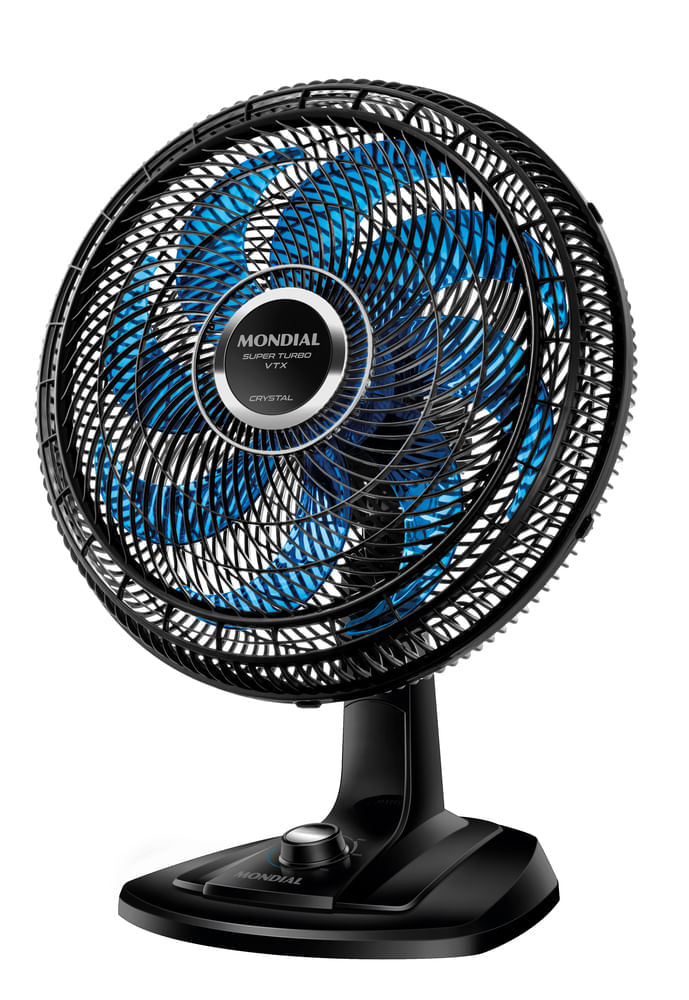 Ventilador de Mesa Super Turbo 8 Pás Mondial VTX-40-CRYSTAL