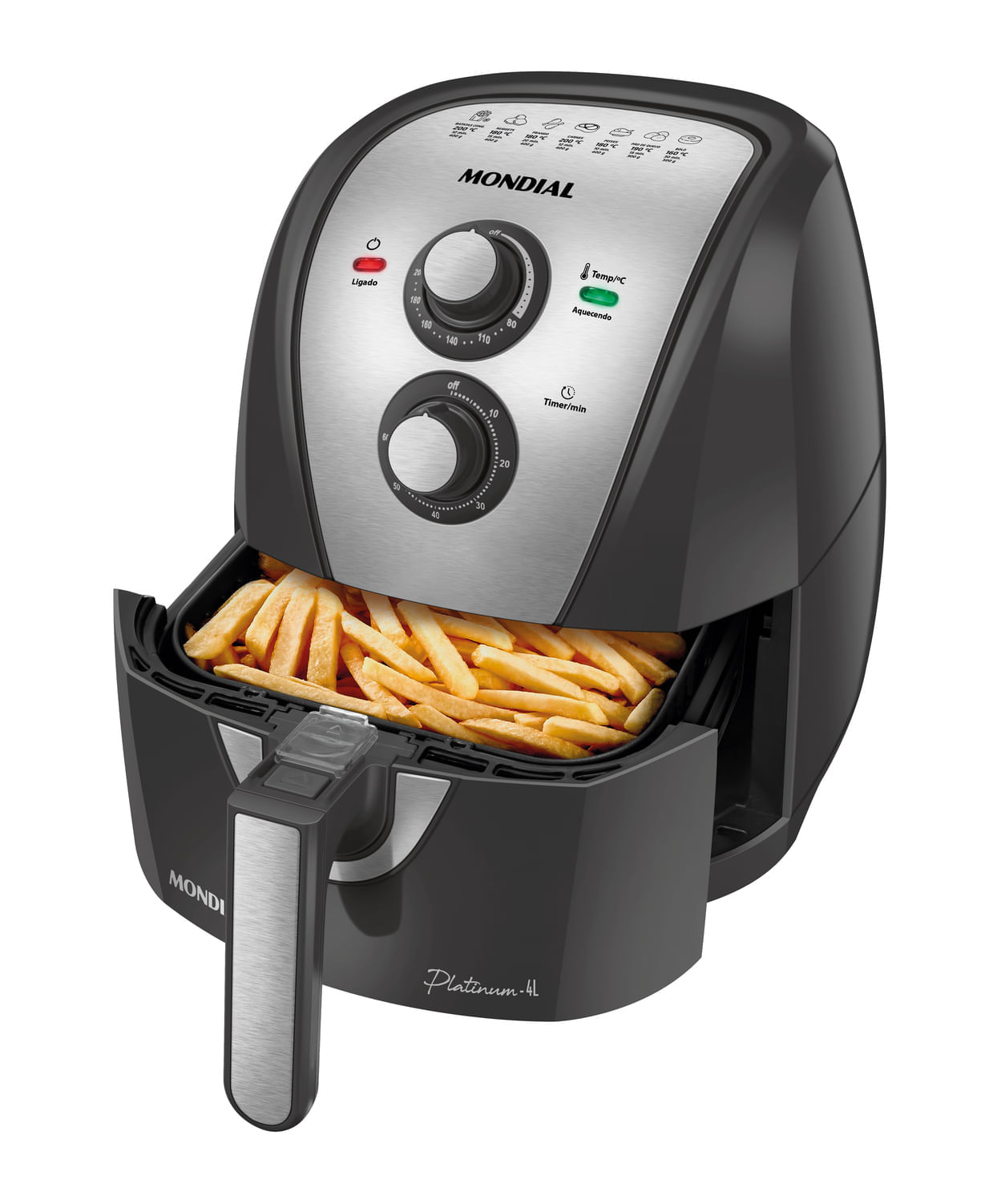 Fritadeira Sem Óleo Air Fryer 4L Mondial AFN-40-PI