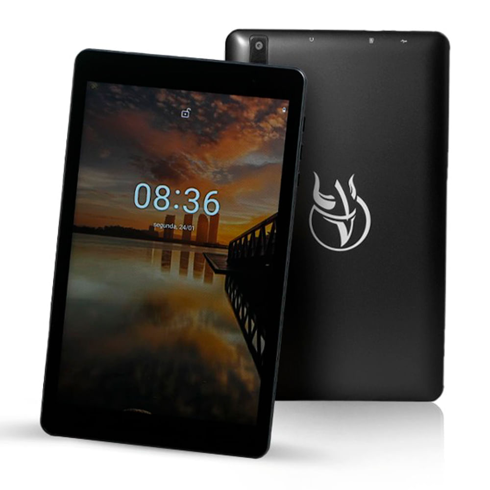 Tablet Kross ARIC 8 32GB 2GB RAM 4G Wi-Fi Quad-Core 8" Preto + Ubook