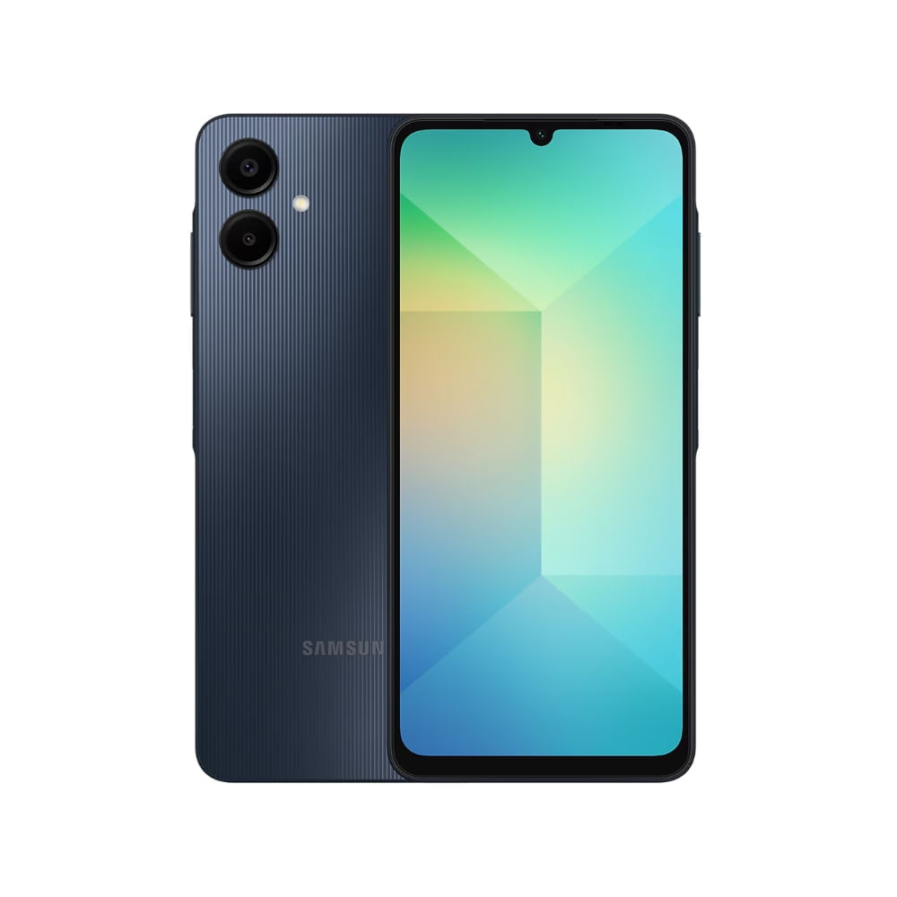 Smartphone Samsung Galaxy A06 4G 128GB 4GB RAM Câmera Traseira de 50MP Selfie 8MP Tela 6.7" Azul Escuro