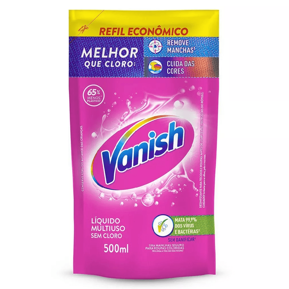 Tira Manchas Líquido Multiuso Refil Vanish 500ml