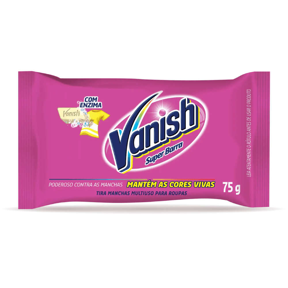 Tira Manchas em Barra Pink Vanish 75g