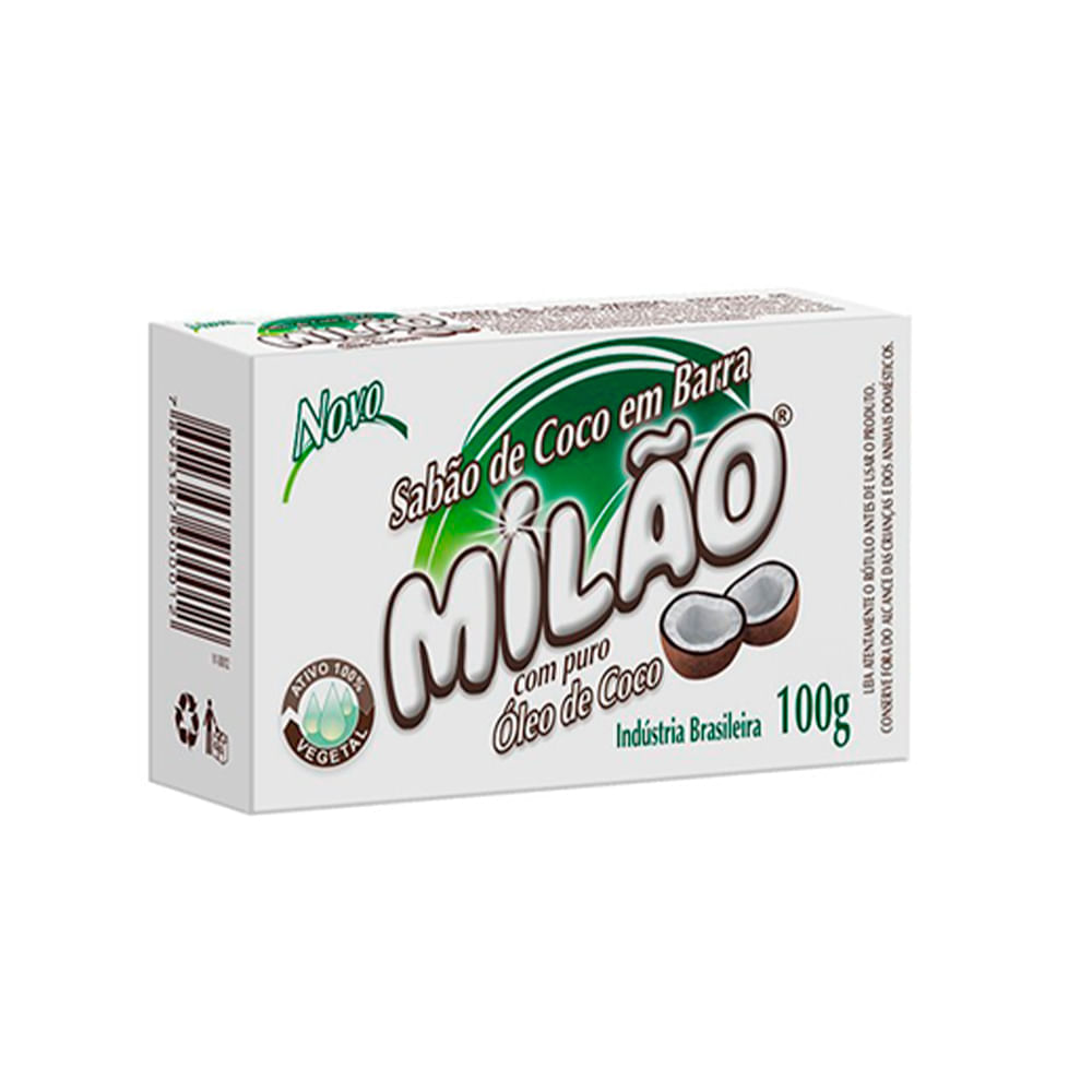 Sabão de Coco em Barra Milão 100g