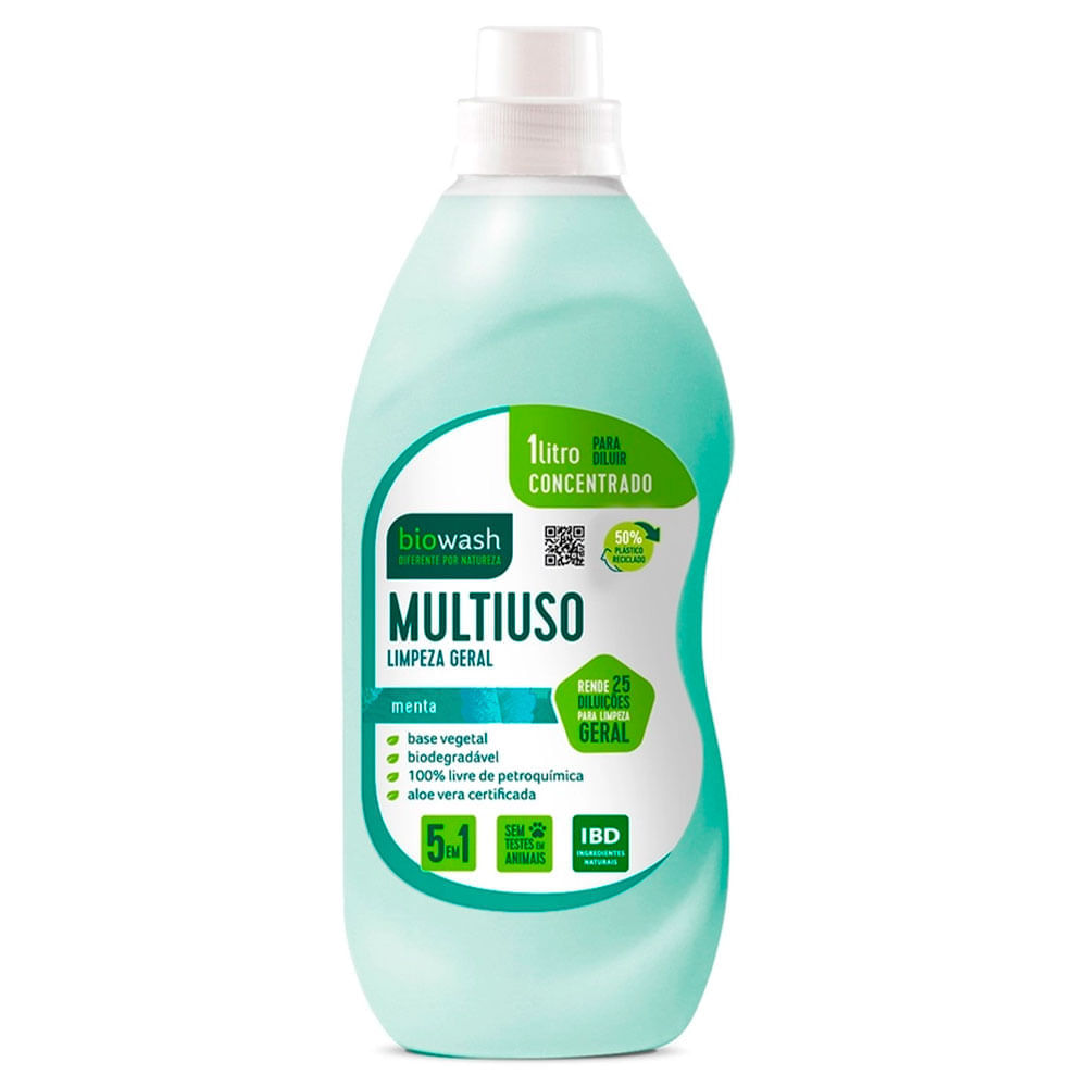 Limpeza Multiuso de Menta Bio Wash 1L