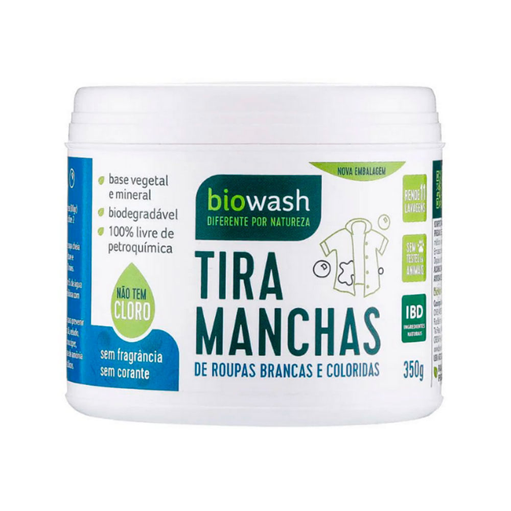 Tira Manchas de Roupas Bio Wash 350g