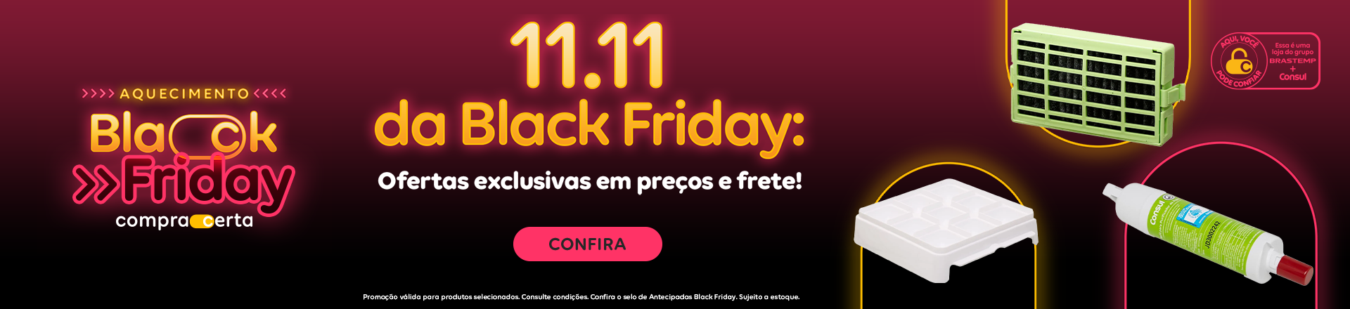 Peças e acessórios com 15% OFF - Aproveite